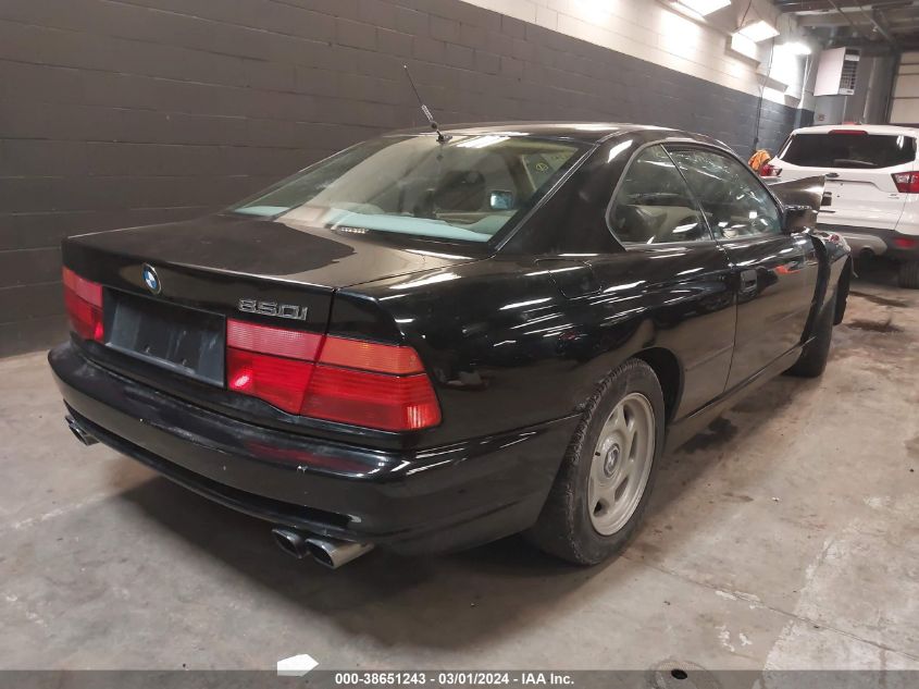 1992 BMW 850 I VIN: WBAEG1312NCB42562 Lot: 38651243