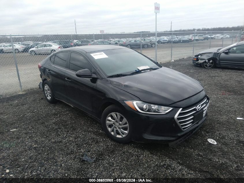 KMHD74LF7HU38890 2017 Hyundai Elantra Se