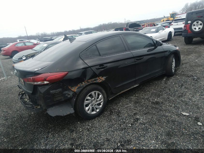 KMHD74LF7HU38890 2017 Hyundai Elantra Se