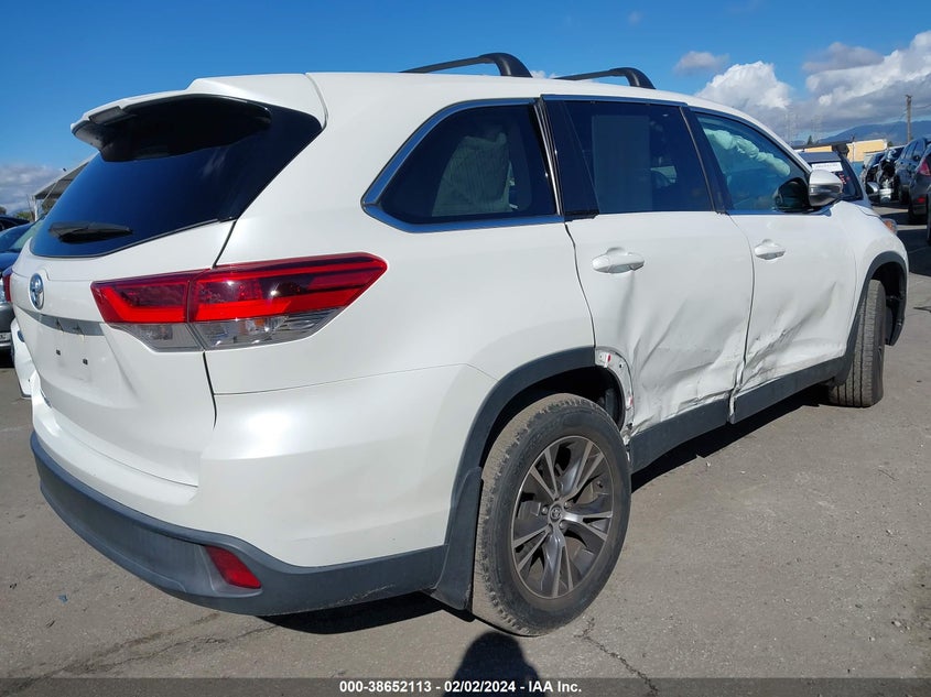 2019 TOYOTA HIGHLANDER VIN: 5TDZARFH8KS045628