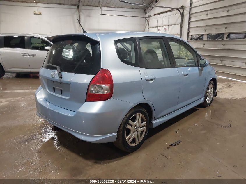 JHMGD38618S043600 2008 Honda Fit Sport