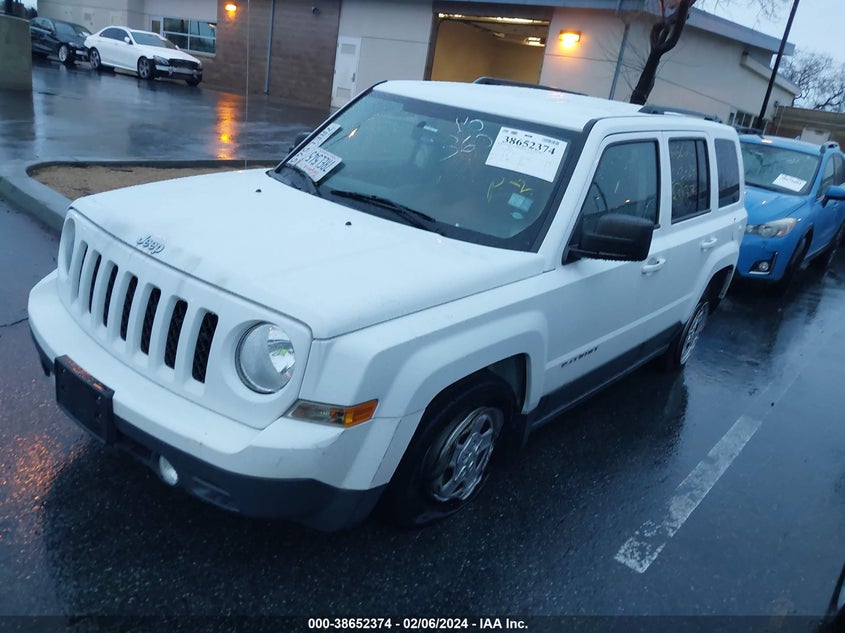 2016 JEEP PATRIOT SPORT - 1C4NJPBA8GD655740