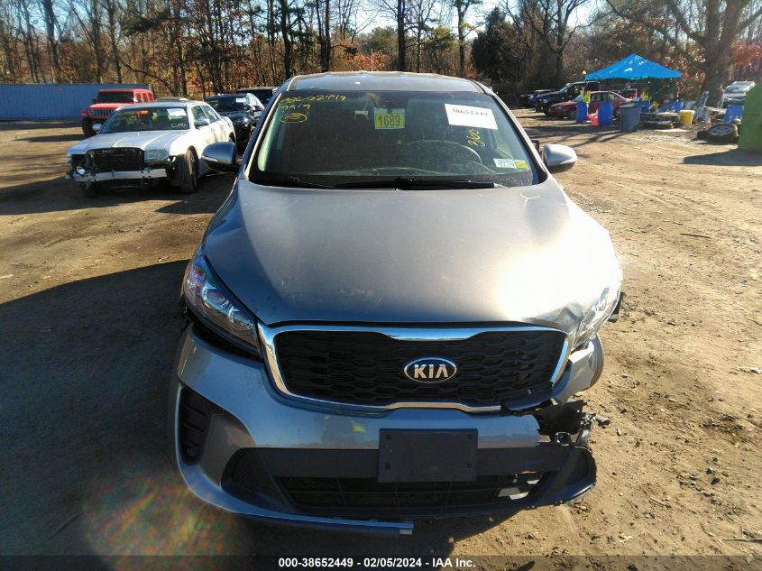 2019 Kia Sorento 2.4L Lx VIN: 5XYPG4A35KG506401 Lot: 38652449