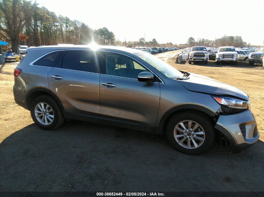 2019 Kia Sorento 2.4L Lx VIN: 5XYPG4A35KG506401 Lot: 38652449