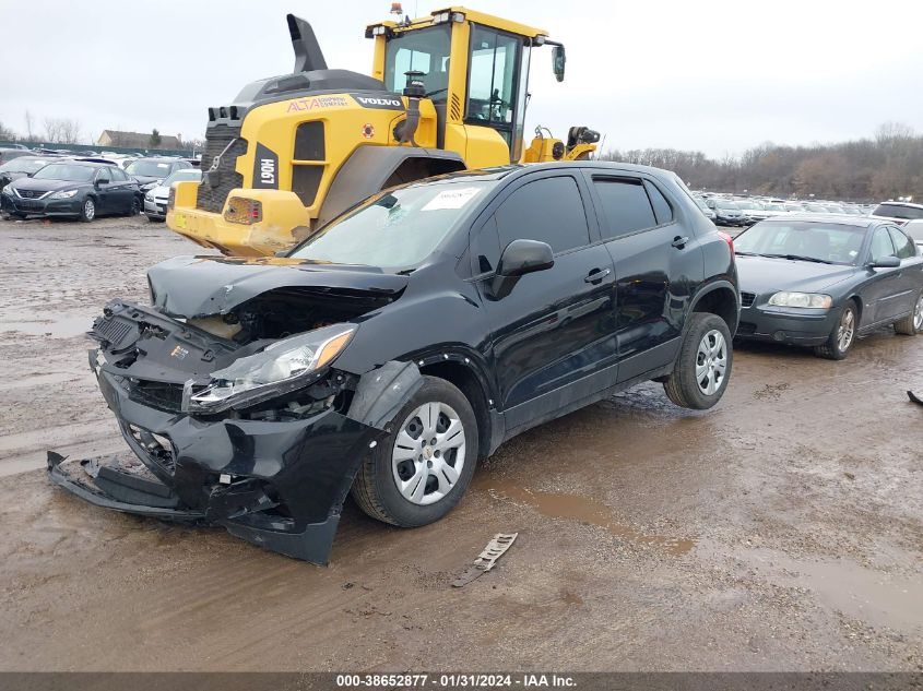 2018 Chevrolet Trax Ls VIN: 3GNCJKSB0JL205561 Lot: 39095438