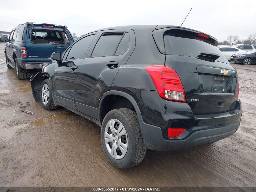 2018 Chevrolet Trax Ls VIN: 3GNCJKSB0JL205561 Lot: 39095438