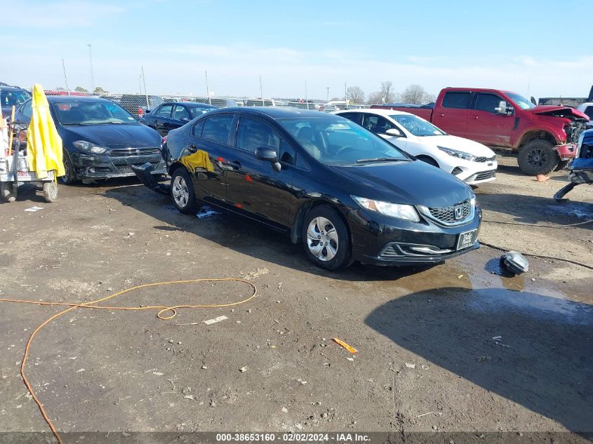 2013 Honda Civic Lx VIN: 2HGFB2F53DH547415 Lot: 38653160