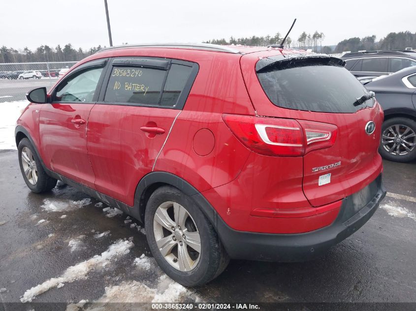 2011 Kia Sportage Lx VIN: KNDPBCA20B7042558 Lot: 38653240