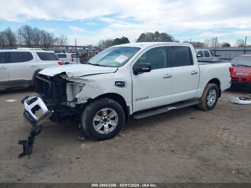 2017 Nissan Titan Sv VIN: 1N6AA1E52HN560299 Lot: 38653256