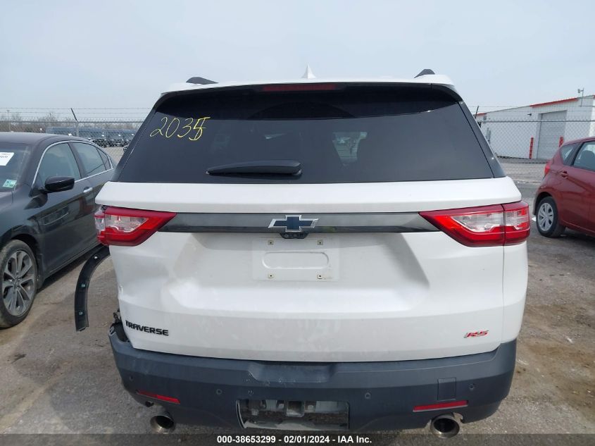 2021 Chevrolet Traverse Fwd Rs VIN: 1GNERJKWXMJ233801 Lot: 38653299