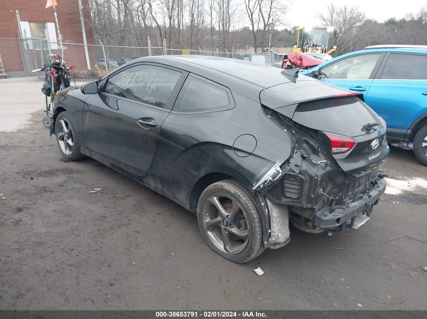 2019 Hyundai Veloster 2.0 VIN: KMHTG6AF4KU006549 Lot: 38653791