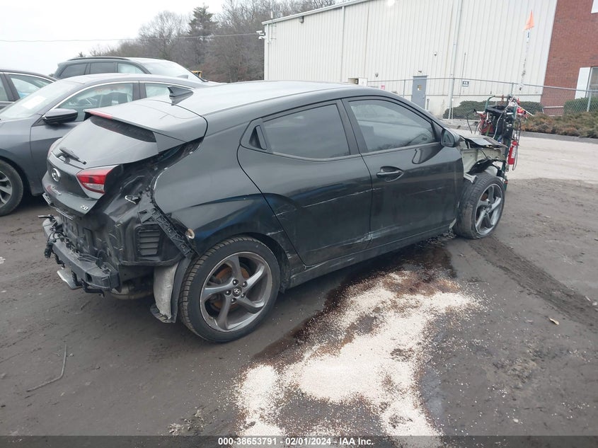 2019 Hyundai Veloster 2.0 VIN: KMHTG6AF4KU006549 Lot: 38653791