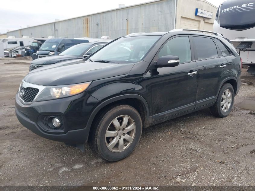 2011 Kia Sorento Lx VIN: 5XYKT4A1XBG090964 Lot: 38653862