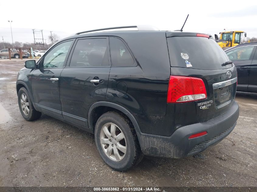 2011 Kia Sorento Lx VIN: 5XYKT4A1XBG090964 Lot: 38653862