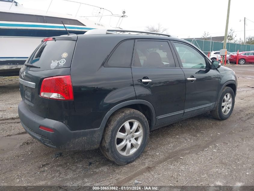 2011 Kia Sorento Lx VIN: 5XYKT4A1XBG090964 Lot: 38653862