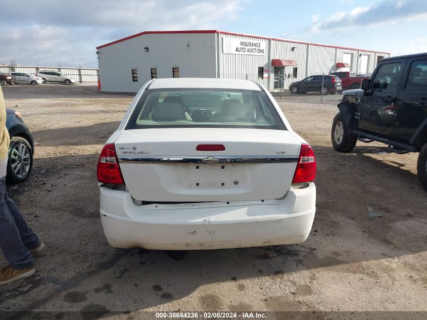 2006 Chevrolet Malibu Ls VIN: 1G1ZS51F56F245473 Lot: 38654238