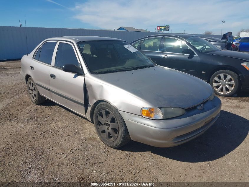 1999 Chevrolet Prizm VIN: 1Y1SK5284XZ433082 Lot: 38654291