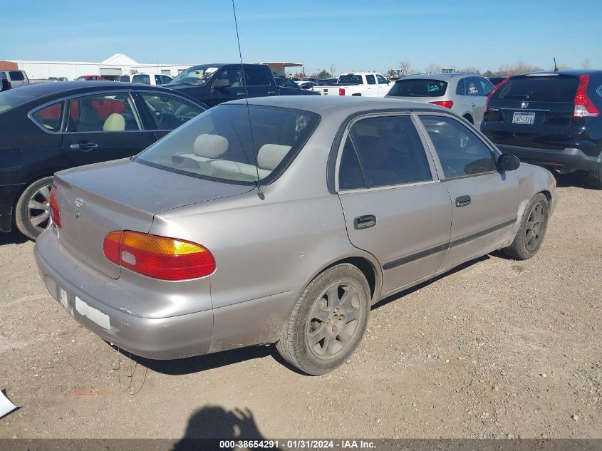 1999 Chevrolet Prizm VIN: 1Y1SK5284XZ433082 Lot: 38654291