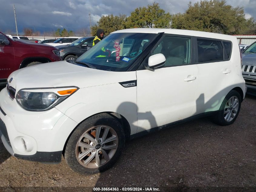 2019 Kia Soul + VIN: KNDJP3A52K7662491 Lot: 38654363