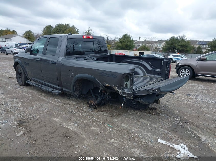 2020 RAM 1500 CLASSIC WARLOCK QUAD CAB 4X4 6'4 BOX - 1C6RR7GG3LS146689