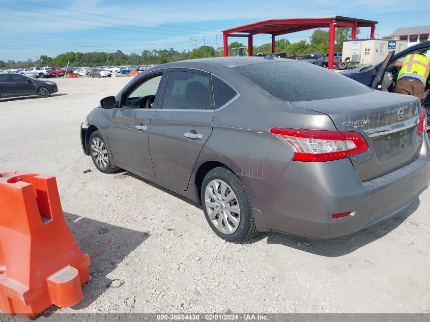 2015 Nissan Sentra Sv VIN: 3N1AB7AP3FY318943 Lot: 38654430