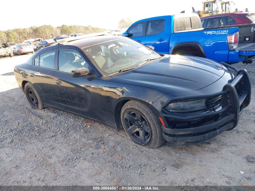 2018 Dodge Charger Police Rwd VIN: 2C3CDXAT3JH325648 Lot: 38654557