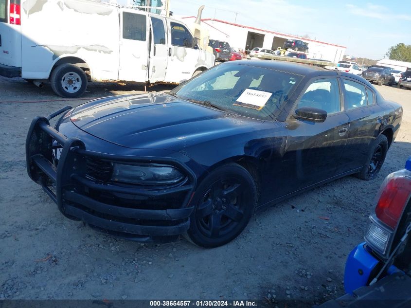 2018 Dodge Charger Police Rwd VIN: 2C3CDXAT3JH325648 Lot: 38654557