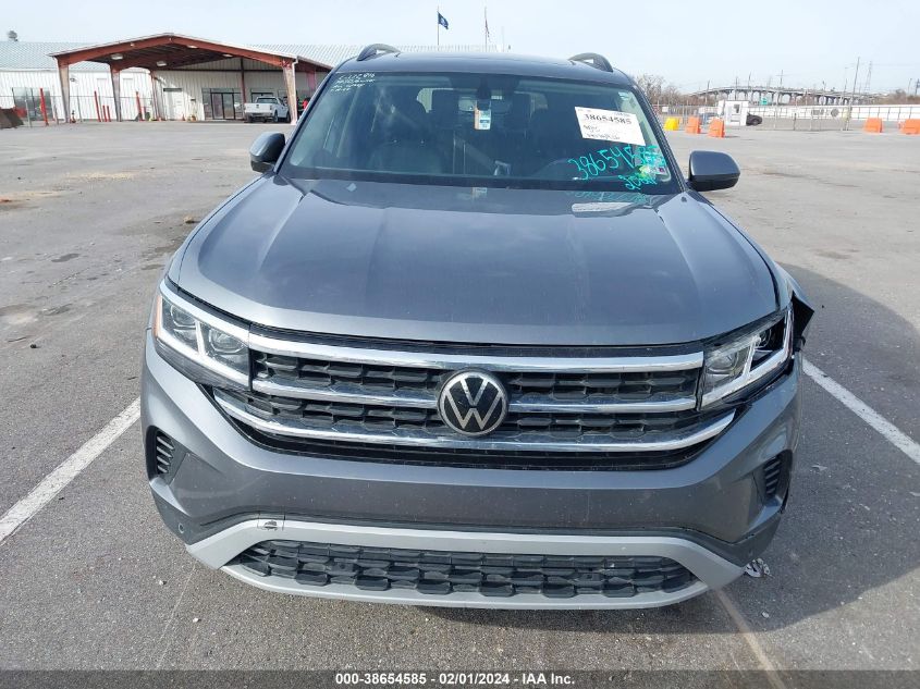 1V2JR2CA5MC585641 2021 Volkswagen Atlas 3.6L V6 Se W/Technology