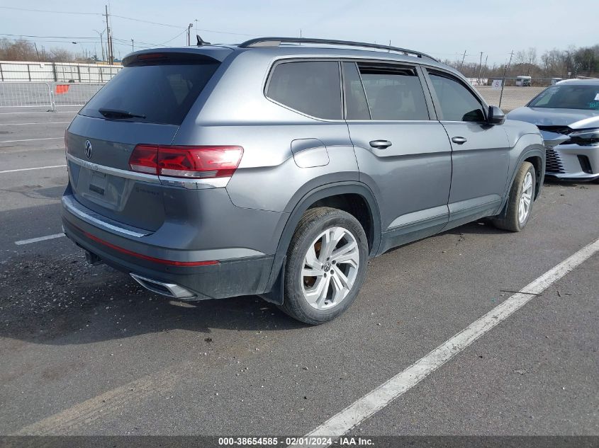 2021 Volkswagen Atlas 3.6L V6 Se W/Technology VIN: 1V2JR2CA5MC585641 Lot: 38654585