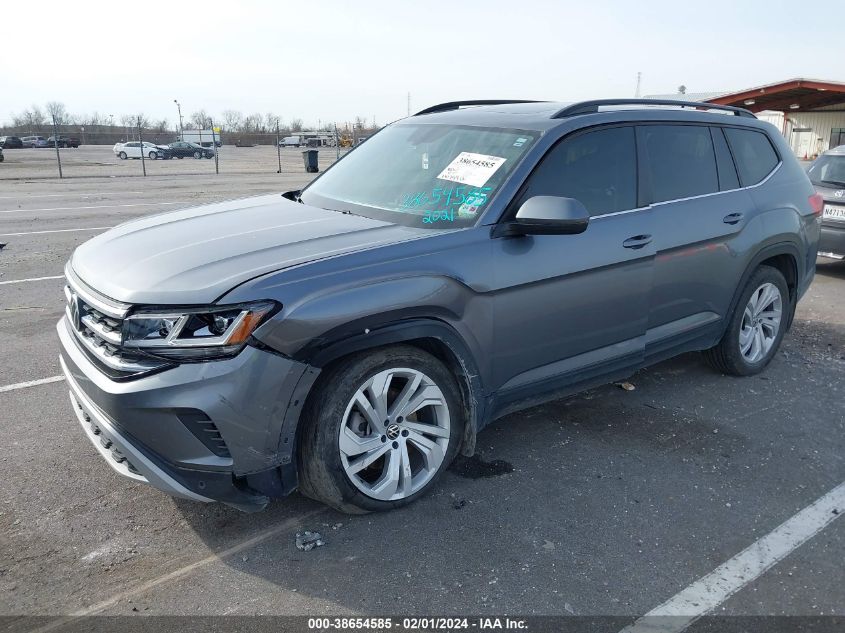 1V2JR2CA5MC585641 2021 Volkswagen Atlas 3.6L V6 Se W/Technology