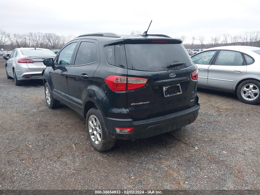 VIN MAJ6S3GL1LC367505 2020 FORD ECOSPORT SE