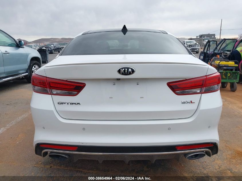 2016 Kia Optima Sxl Turbo VIN: 5XXGV4L26GG087643 Lot: 38654964