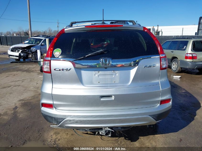 2015 Honda Cr-V Ex-L VIN: 2HKRM4H77FH630663 Lot: 39103207