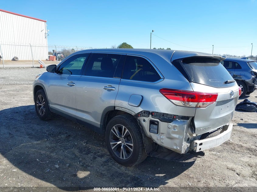 2019 TOYOTA HIGHLANDER VIN: 5TDZARFHXKS048871