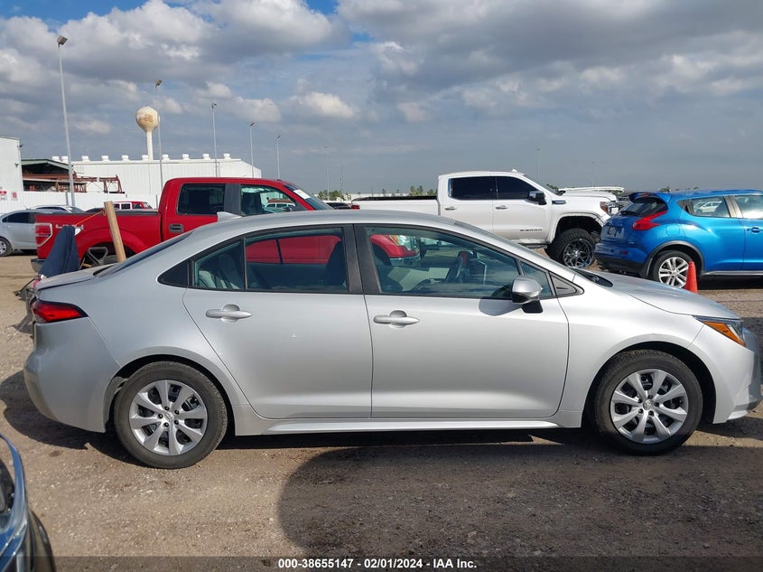 VIN 5YFEPMAE0MP186265 2021 TOYOTA COROLLA LE