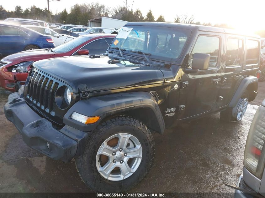 2020 Jeep Wrangler Unlimited Sport S 4X4 VIN: 1C4HJXDG4LW298411 Lot: 38655149