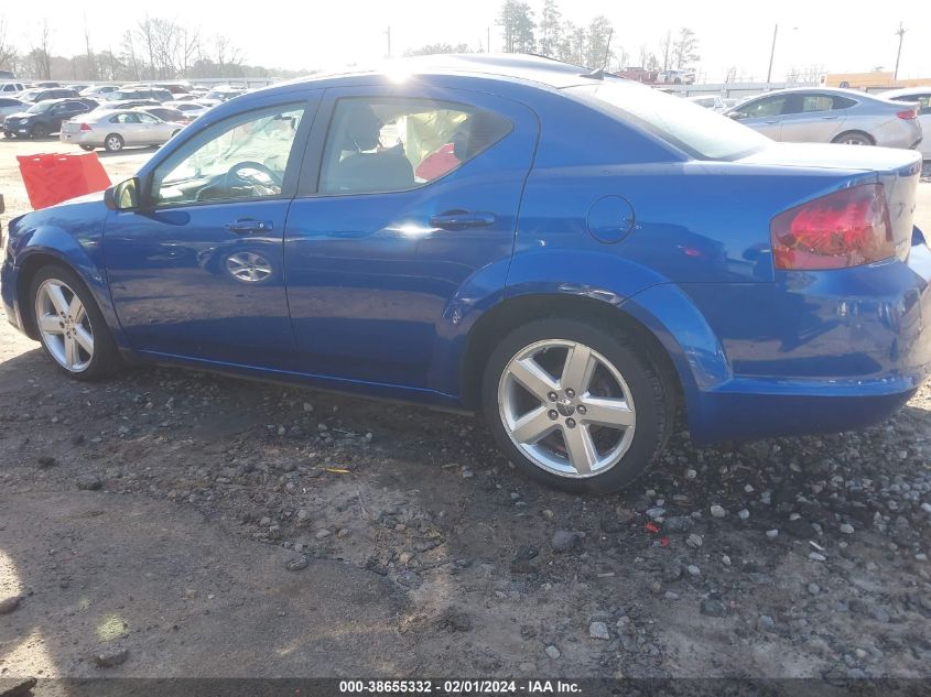 2013 Dodge Avenger Se VIN: 1C3CDZAB5DN517975 Lot: 38655332