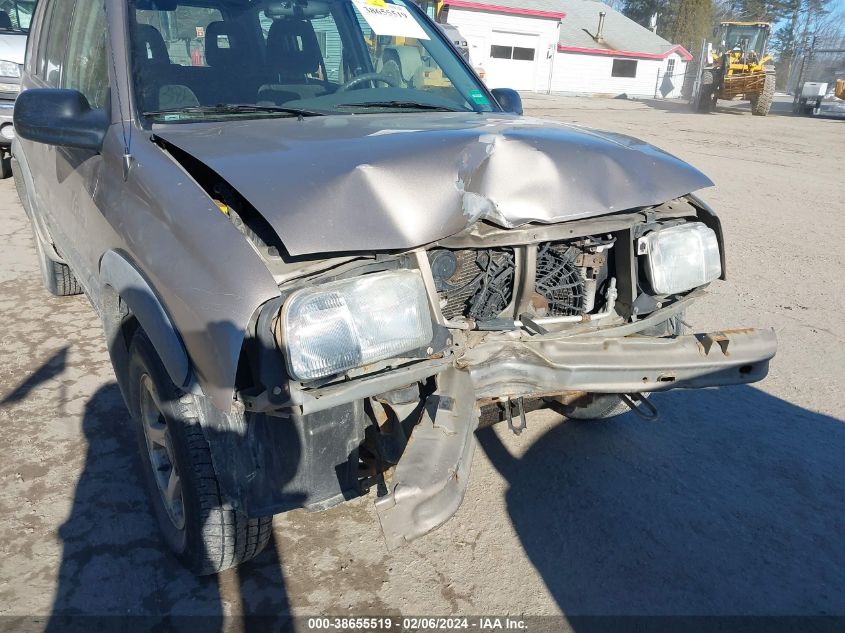 2002 Chevrolet Tracker Zr2 VIN: 2CNBJ734026900772 Lot: 38655519