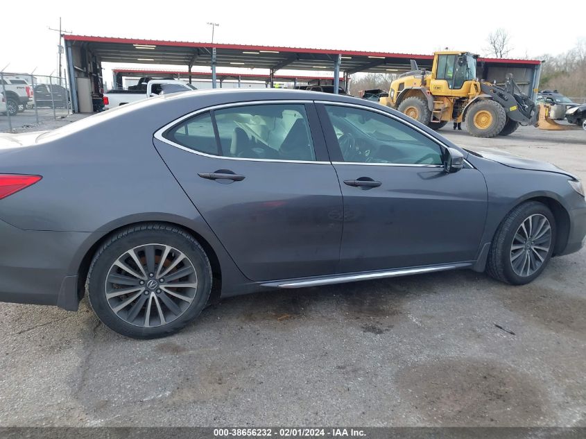 2018 Acura Tlx Advance Pkg VIN: 19UUB2F77JA011537 Lot: 38656232