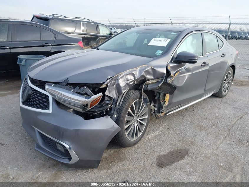 2018 Acura Tlx Advance Pkg VIN: 19UUB2F77JA011537 Lot: 38656232