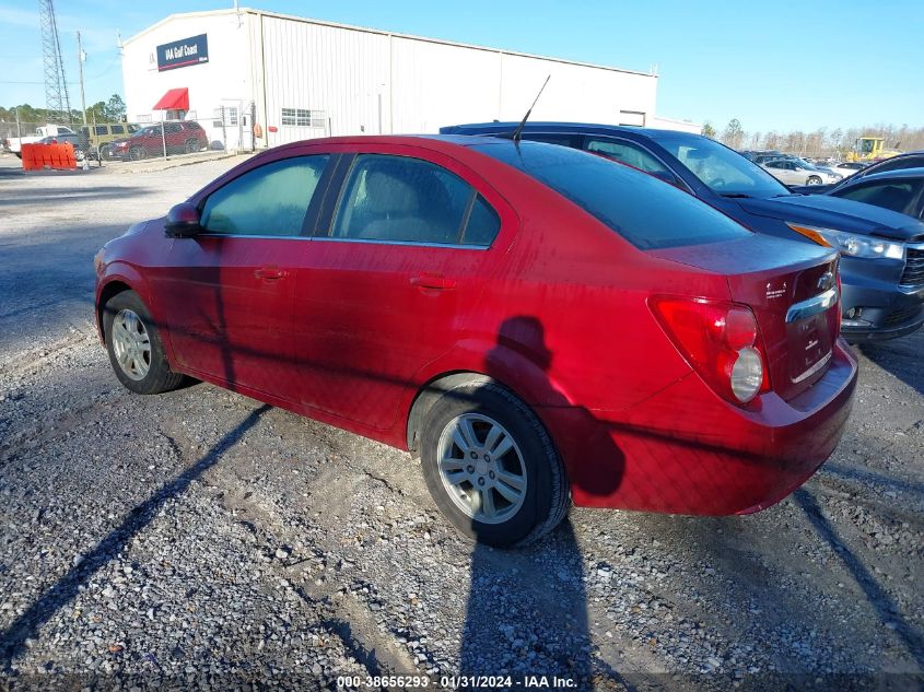 2014 Chevrolet Sonic Lt Auto VIN: 1G1JC5SH0E4195098 Lot: 38656293