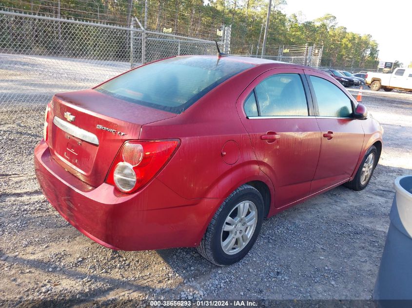2014 Chevrolet Sonic Lt Auto VIN: 1G1JC5SH0E4195098 Lot: 38656293