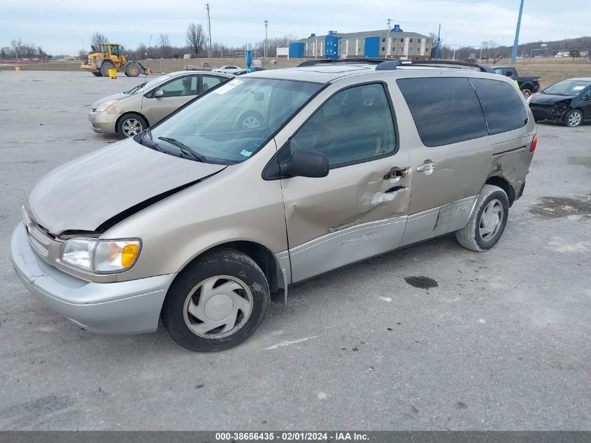 2000 Toyota Sienna Le/Xle VIN: 4T3ZF13CXYU270832 Lot: 38656435