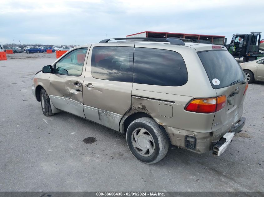 2000 Toyota Sienna Le/Xle VIN: 4T3ZF13CXYU270832 Lot: 38656435