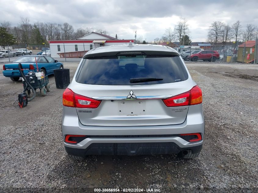 2019 Mitsubishi Outlander Sport 2.0 Es VIN: JA4AR3AUXKU026544 Lot: 38656954