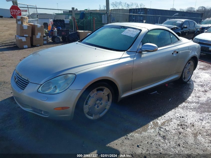 2002 Lexus Sc 430 VIN: JTHFN48Y520008464 Lot: 38657227