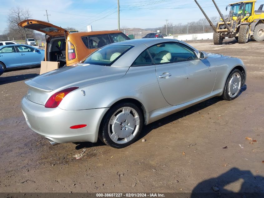 2002 Lexus Sc 430 VIN: JTHFN48Y520008464 Lot: 38657227