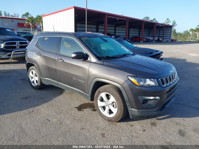 2020 Jeep Compass Latitude Fwd VIN: 3C4NJCBB7LT153047 Lot: 38657253
