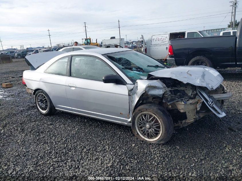 2003 Honda Civic Lx VIN: 1HGEM21513L023033 Lot: 38657281