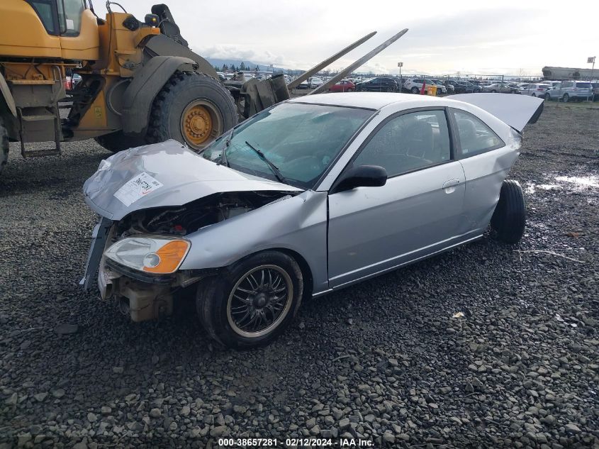 2003 Honda Civic Lx VIN: 1HGEM21513L023033 Lot: 38657281